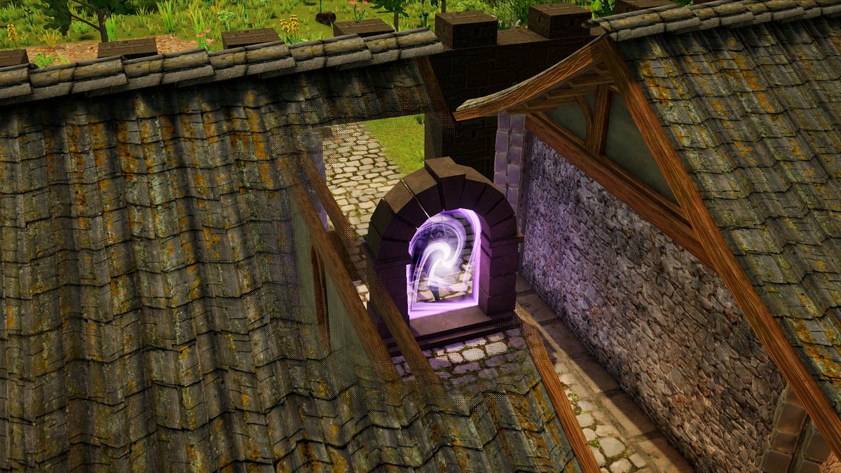 A dungeon portal